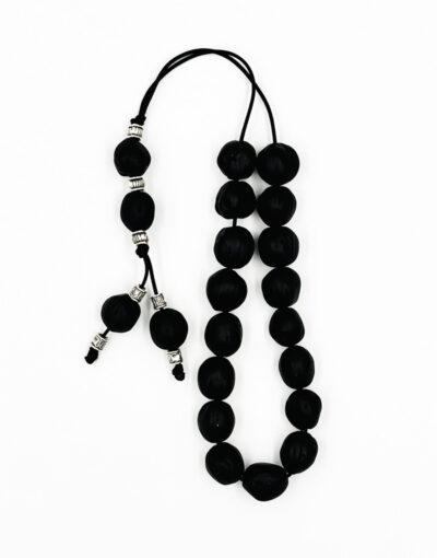 κομπολόι αρωματικό μοσχοκάρυδο komboloi aromatic nutmeg byzanteiko μαύρο 1