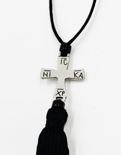 κρεμαστό αυτοκινήτου σταυρός αγιον όρος icxc nika με φούντα -byzanteiko - car pendant cross icxc nika mount athos 1