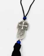 Κρεμαστό αυτοκινήτου σταυρός Αρχάγγελος Μιχαήλ ICXC NIKA - Image 3