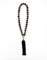 Προσευχητάρι 33άρι από ημιπολύτιμες χάντρες Μάτι Τίγρης - Image 4