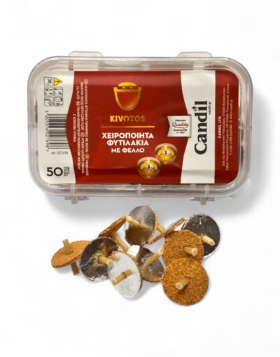 φυτιλάκια χειροποίητα με φελλό candil 50 τεμάχια - byzanteiko - handmade wicks with cork 50 pieces candil 3