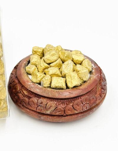 Χρυσό λιβάνι Αγίας Ειρήνης Χρυσοβαλάντου 50gr χρυσολίβανο - byzanteiko - gold incense of Saint Irene Chrysovalantou 1