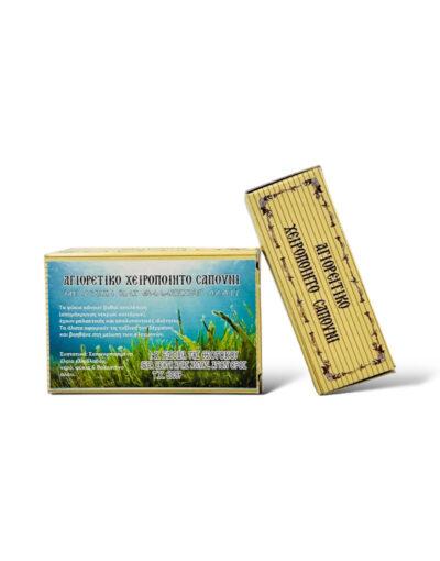 σαπούνι αγιορείτικο σαπούνι με φύκια και θαλασσινό αλάτι - handmade seaweeds soap mount mount athos