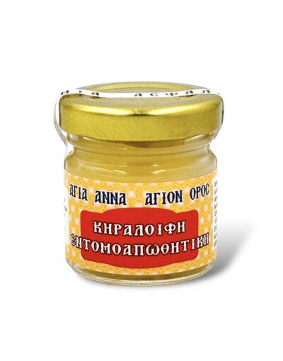 κεραλοιφή εντομοαπωθητική - ΙΣ Αγίας Άννης - ΙΚ Εισοδίων της Θεοτόκου Αγίου Όρους - byzanteiko - insect repellent beeswax cream handmade from holy cell in mount athos2