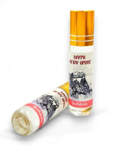 μύρο αγίου όρους - άρωμα τριαντάφυλλο - byzanteiko - myrrh oil rose handmade myrrh mount athos