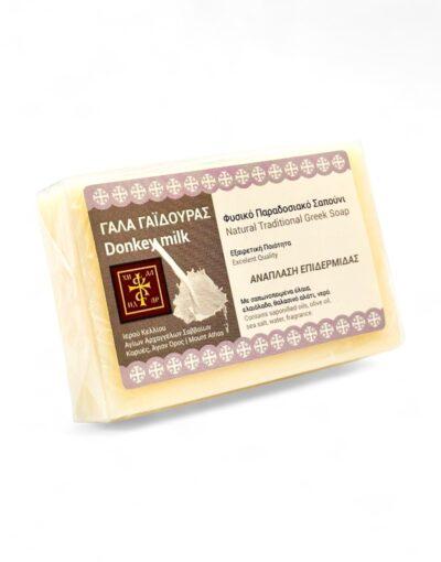 αγιορείτικο σαπούνι με γάλα γαϊδούρας Ιερό Κελί Αγίων Αρχαγγέλων Αγίου Όρους- donkey milk soap holy cell Archangels mount Athos byzanteiko 2