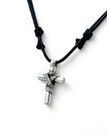 Επάργυρος Σταυρός Λαιμού 3*1.8 εκ. - Image 3