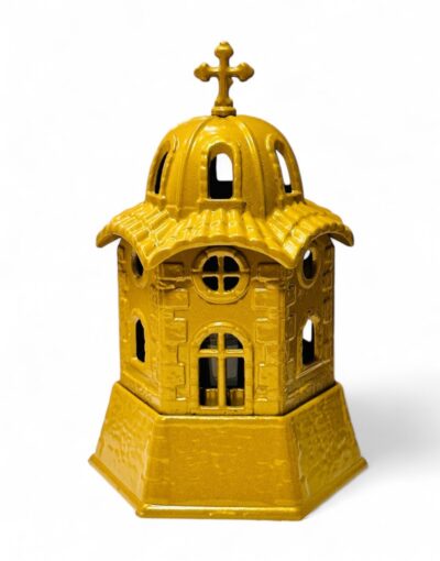 καντήλι εκκλησάκι ζάμα χρυσό- byzanteiko - church candle vigil lamp zama