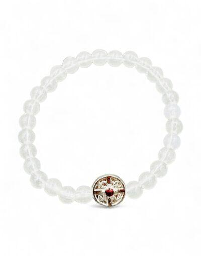 βραχιόλι με χάντρες φωσφοριζέ ix xc nika - byzanteiko - bracelet beads glow-in-the-dark