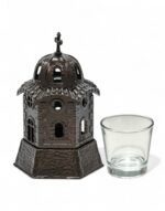 καντήλι εκκλησάκι ζάμα καφέ- byzanteiko - church candle vigil lamp zama 5