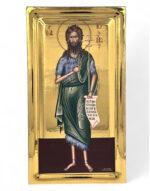 άγιος ιωάννης ο πρόδρομος και βαπτιστής -byzanteiko handmade icons - saint john the baptist 2