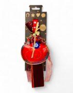 γούρι ρόδι μεταλλικό σε κουτί δώρου - byzanteiko charm pomegranate in gift box