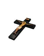 ξύλινος σταυρός επιτοίχιος icxc nika εσταυρωμένος- byzanteiko - wooden wall cross jesus christ