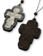 Κρεμαστός Σταυρός Αυτοκινήτου Ξύλινος με Plexiglass 4.5-7cm– Φυλαχτό εσταυρωμένος byzanteiko Wooden hanging car cross with Plexiglass crucifix  Amulet 3