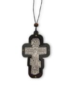 Κρεμαστός Σταυρός Αυτοκινήτου Ξύλινος με Plexiglass 4.5-7cm– Φυλαχτό εσταυρωμένος byzanteiko Wooden hanging car cross with Plexiglass crucifix  Amulet 3