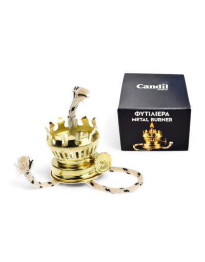 ανταλλακτικό φυτιλιέρα Candil με κορδόνι byzanteiko - Replacement Wick Holder for Paraffin Oil Lamps metal burner