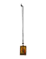 Hanging Car Pendant Amulet with Virgin Mary Axion Esti & Saint Christopher - Image 5