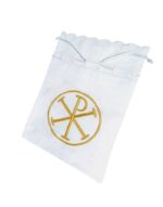 θήκη αντίδωρου βαμβακερή άγιον όρος χριστόγραμμα- byzanteiko holy prosphora bag cotton antidoron mount athos christogram