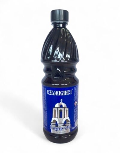 παραφινέλαιο εξωκκλήσι 950ml ιδανικό για λάμπες - byzanteiko - paraffin oil exokklisi ideal for lamps