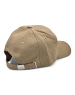 καπέλο υφασμάτινο μπεζ με velcro - byzanteiko - beige fabric hat with velcro patch panel- 1