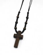 ξύλινος αγιορείτικος σταυρός λαιμού byzanteiko mount athos athonite wooden neck cross