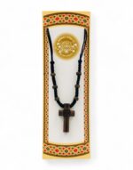 ξύλινος αγιορείτικος σταυρός λαιμού byzanteiko mount athos athonite wooden neck cross