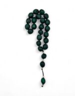 προσευχητάρι κρεμαστό αρωματικό μοσχοκάρυδο 21 χάντρες με σταυρό πράσινο byzanteiko hanging prayer rope 21 beads aromatic nutmeg with cross green 1