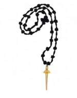 33 knot neck prayer rope necklace komboskini pendant sword Taxiarchis of Mantamados κομποσχοίνι λαιμού 33άρι με σπαθί του ταξιάρχη μανταμάδου 31