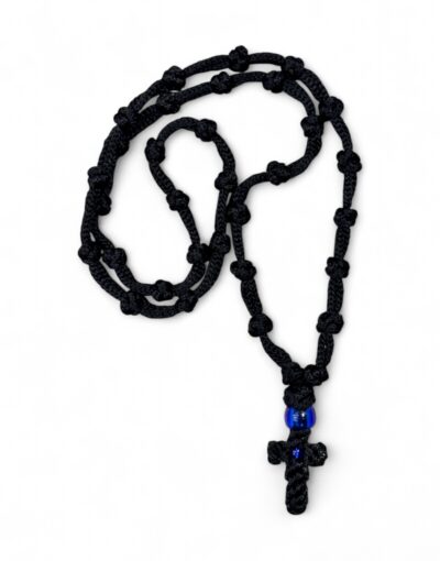 mount athos prayer rope necklace 33 knots byzanteiko athonite αγιορείτικο κομποσχοίνι λαιμού 33άρι