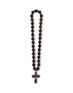 mount athos wooden bead pendant cross byzanteiko αγιορείτικος κρεμαστός σταυρός με ξύλινες χάντρες