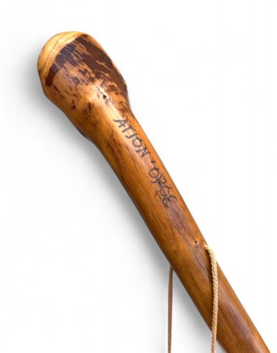 αγιορείτικο μπαστούνι πεζοπορίας από ρίζα καστανιάς - Handcrafted Hiking Stick from Chestnut Root 7