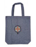 fabric athonite bag with embroidered ic xc nika byzanteiko mount athos υφασμάτινη τσάντα αγιορείτικη τζιν μαύρο